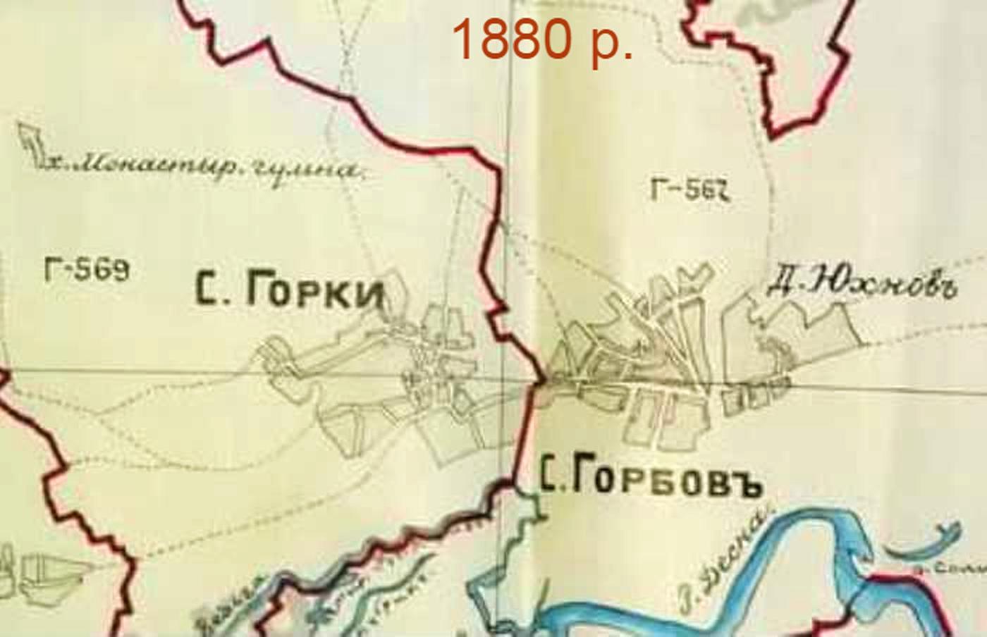 горки горбове 1880 рік